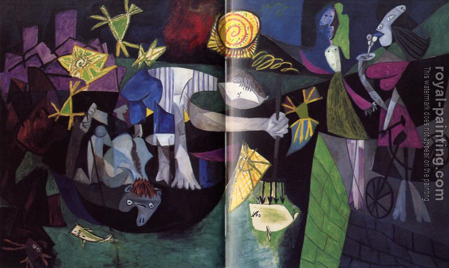 Pablo Picasso : night fishing at antibes